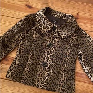 Rafaella 3/4 sleeve cheetah jacket